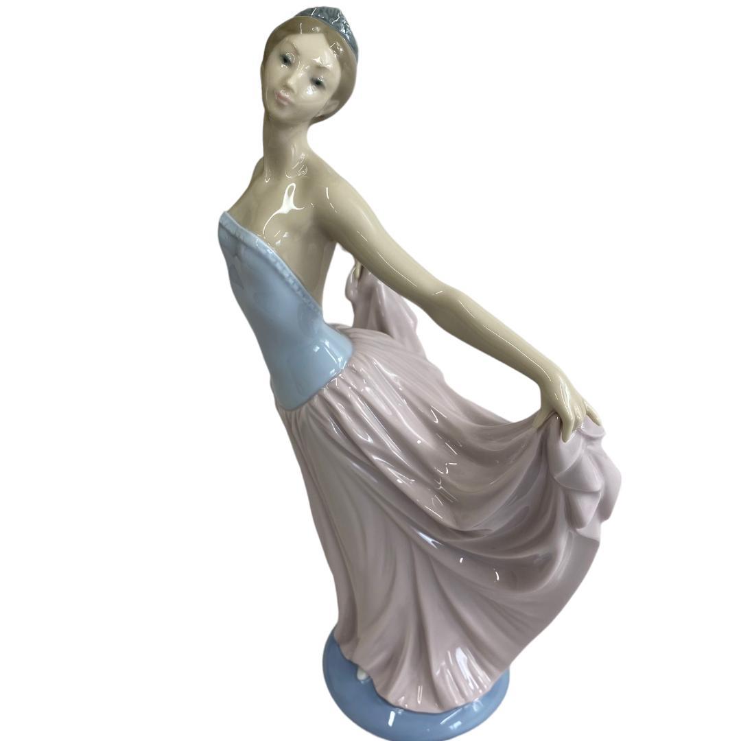 yj38 LLADRO リヤドロ 踊り 少女 陶器 置物