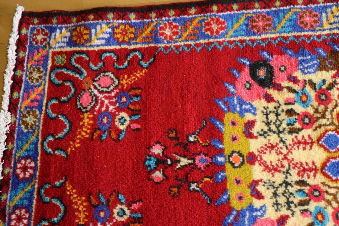 ＜１点物＞　ヴィンテージ　ギュネイ　ラグ 　１５７× ７７ cm