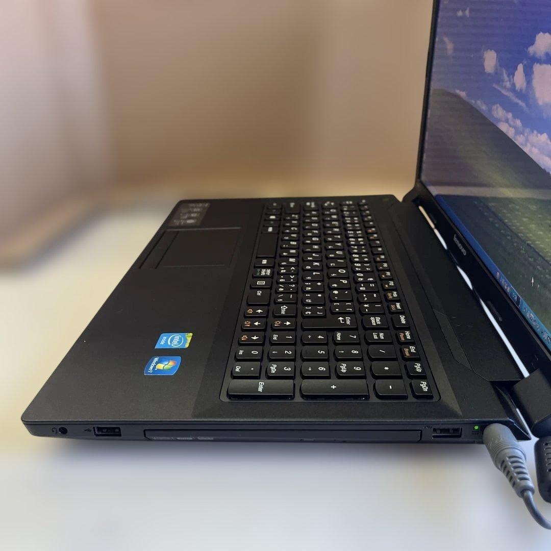 ☆格安美品☆WindowsXP☆レノボ15.6インチ大画面PC☆長時間バッテリー