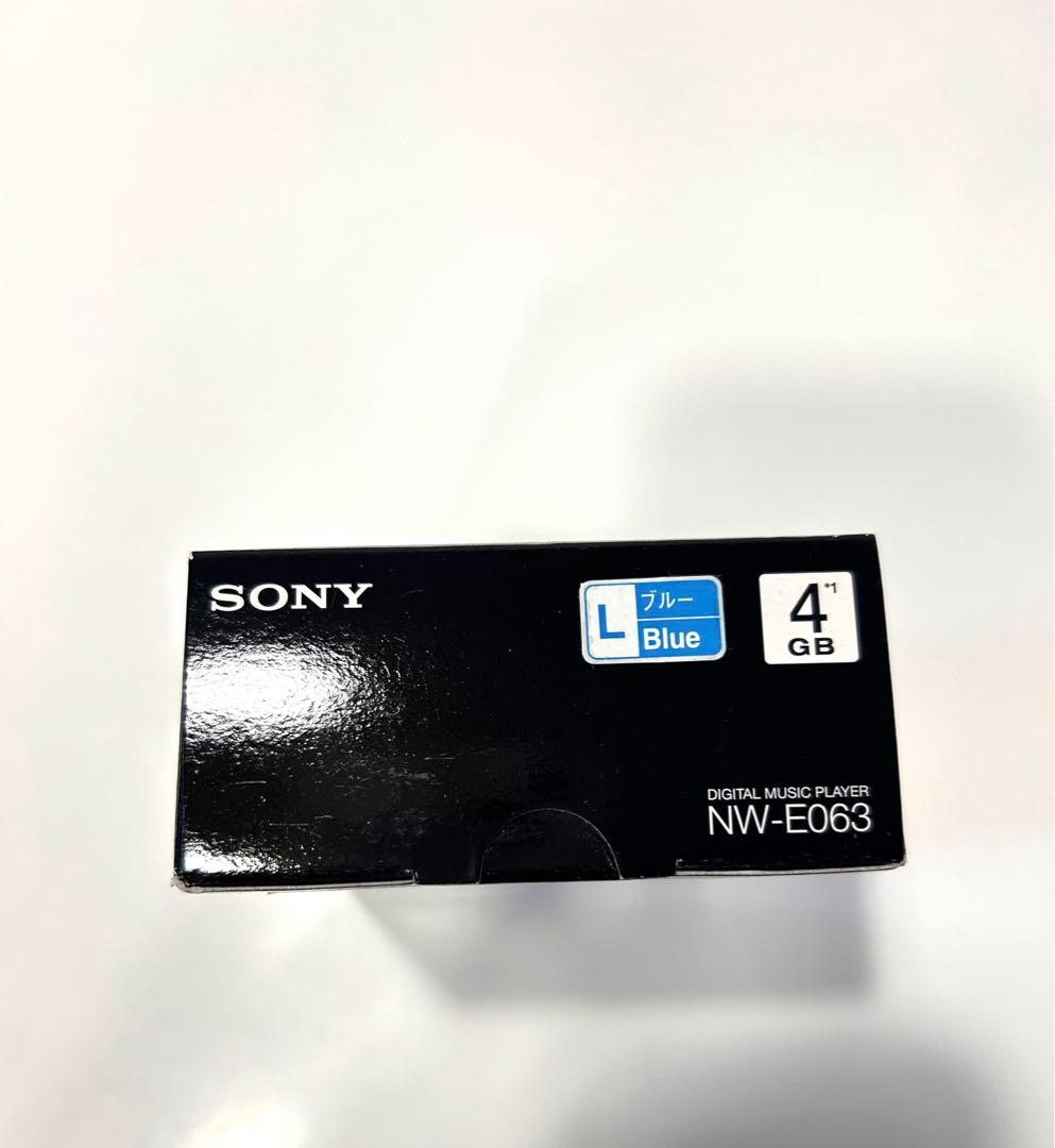美品　ソニー　デジタルミュージックプレイヤー　NW-E063 4GB 動作確認済