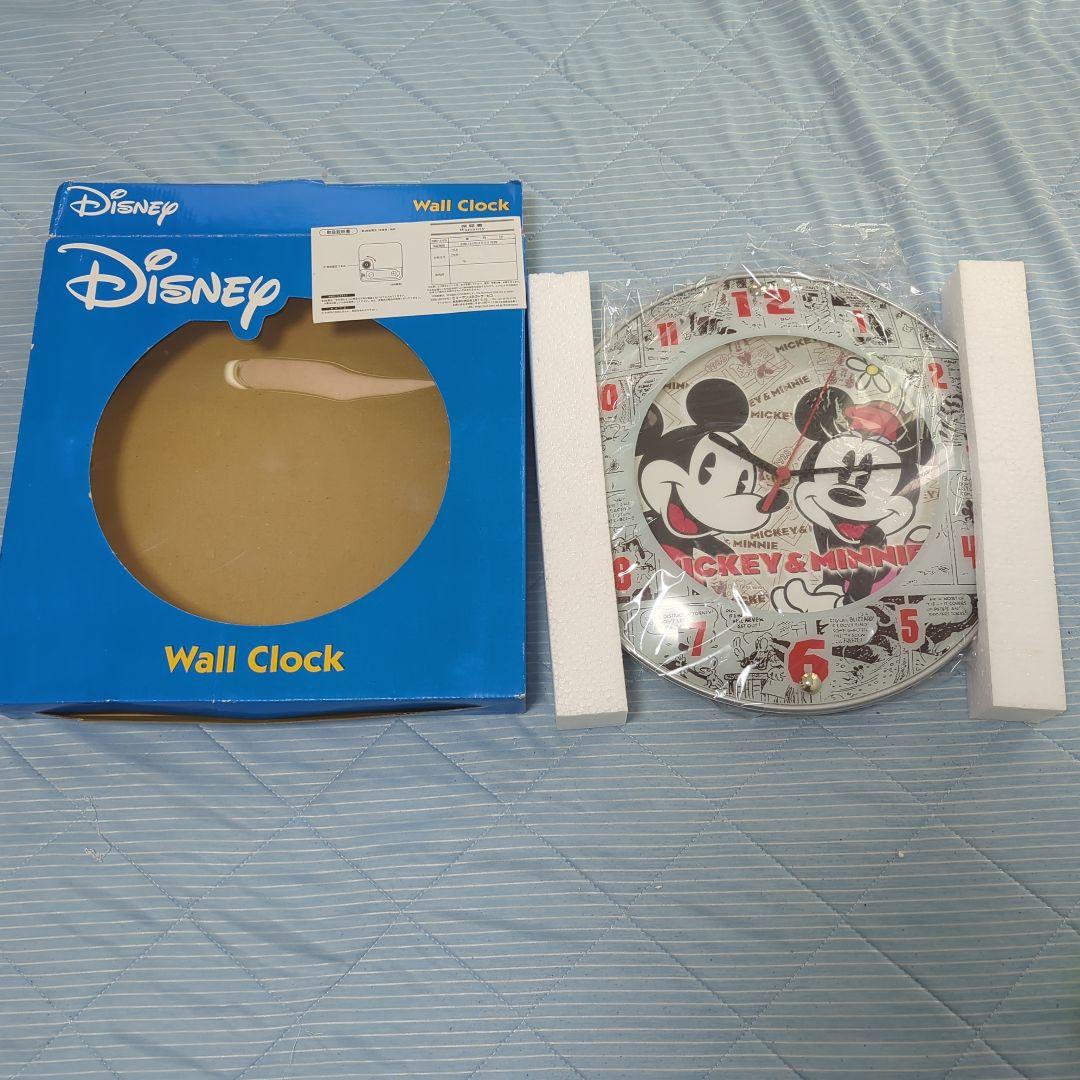ディズニー　ウォールクロック　ミッキー　ミニー　レア