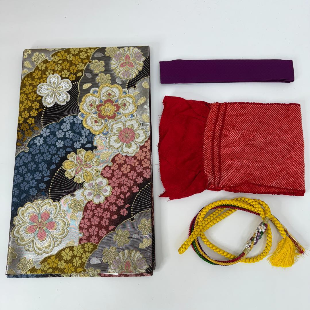 振袖フルセット マスタード色 成人式 草履バック付 裄68cm S-214