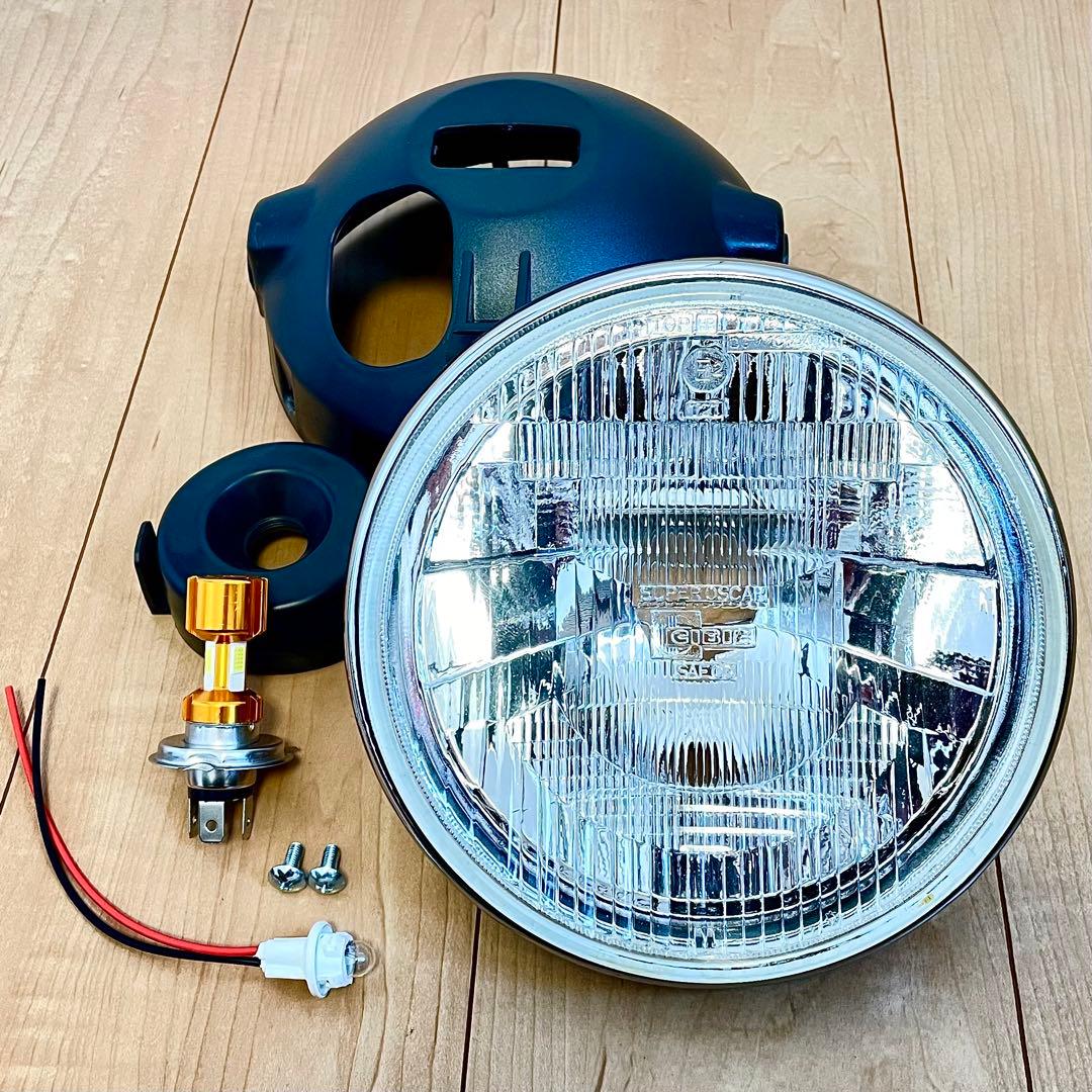 当時物 シビエ 凹み ヘッドライト 極美品 CIBIE マーシャル