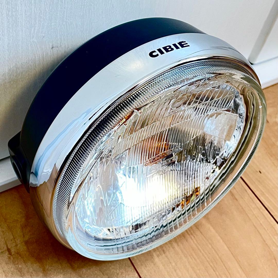 当時物 シビエ 凹み ヘッドライト 極美品 CIBIE マーシャル