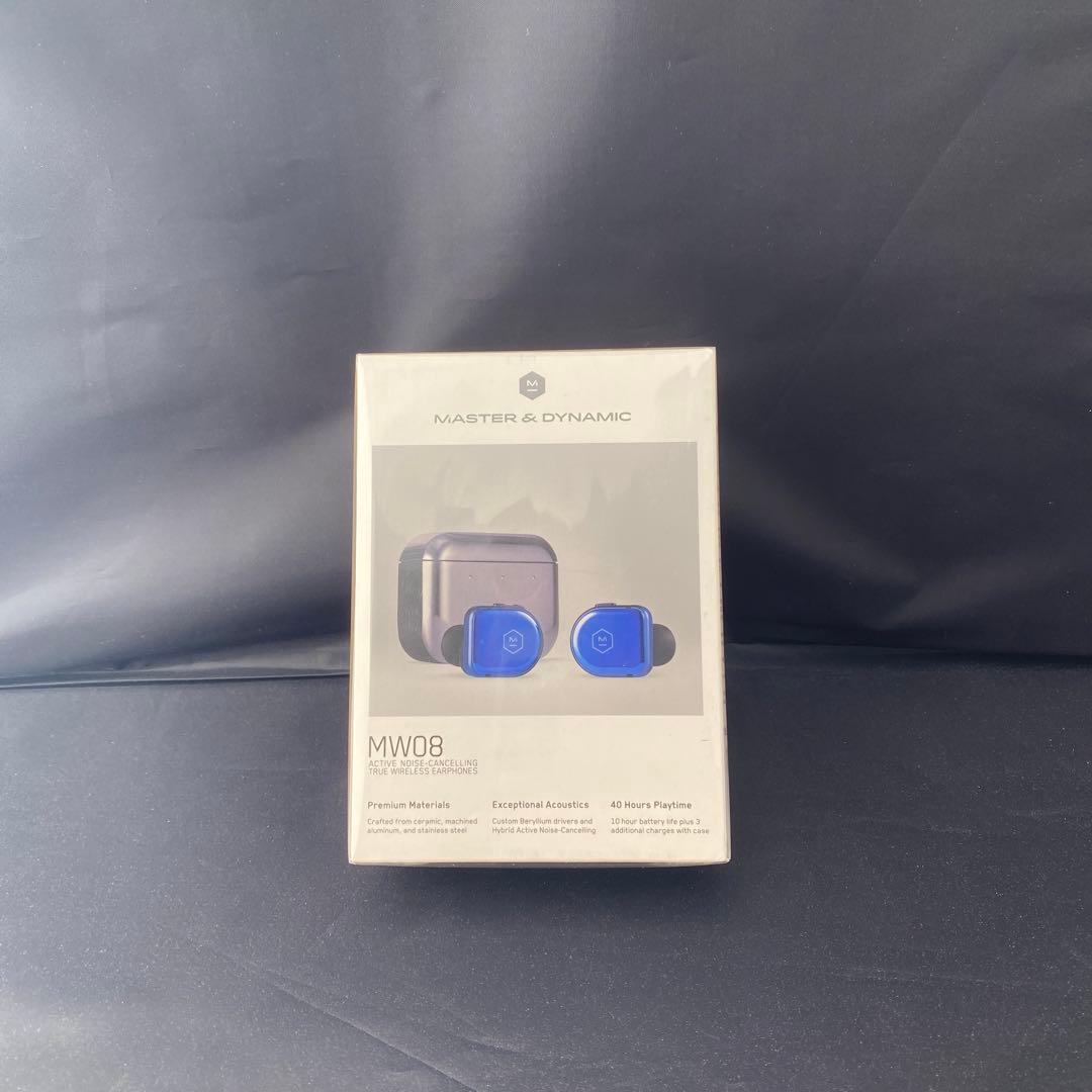 Master & Dynamic MW08 ワイヤレスイヤホン 青