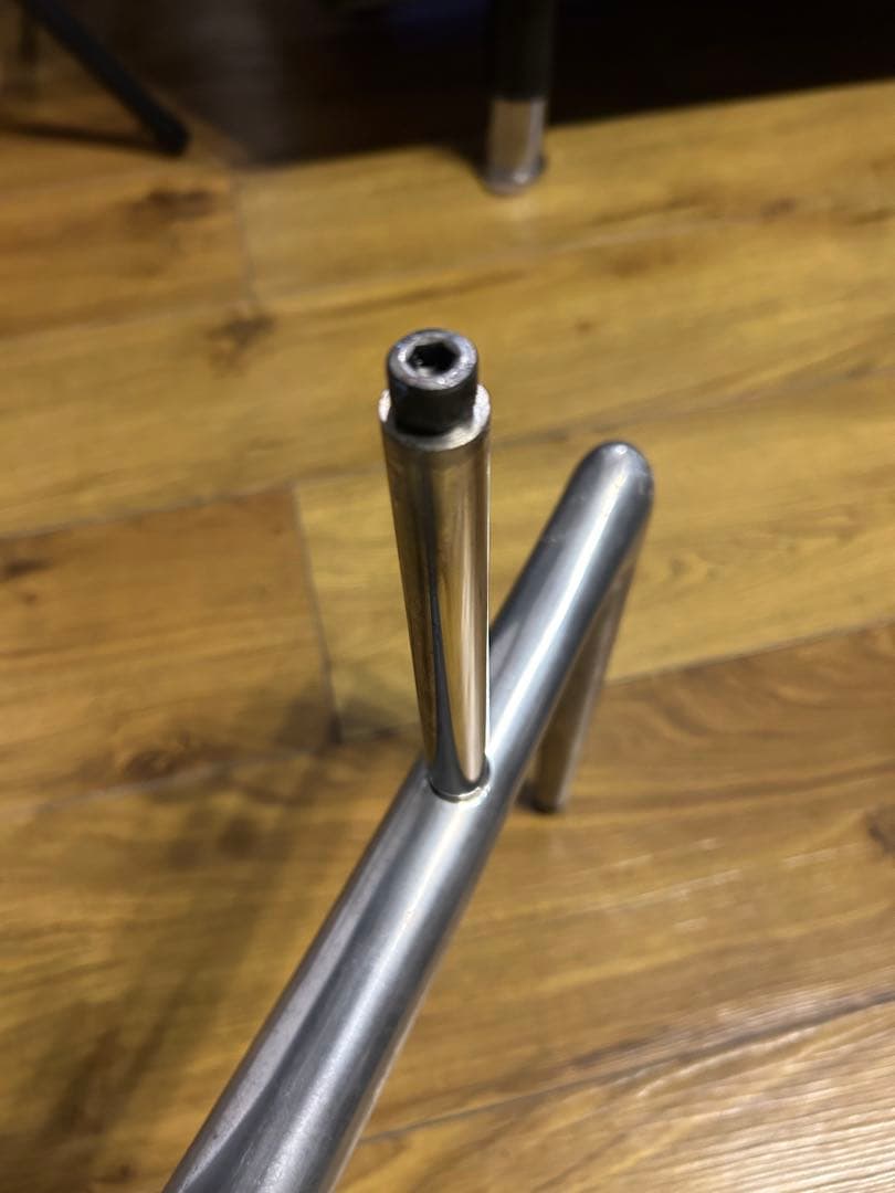 ゴムパッキン無し　Linkローテーブル LAL-55GSF ガラス天板のテーブル