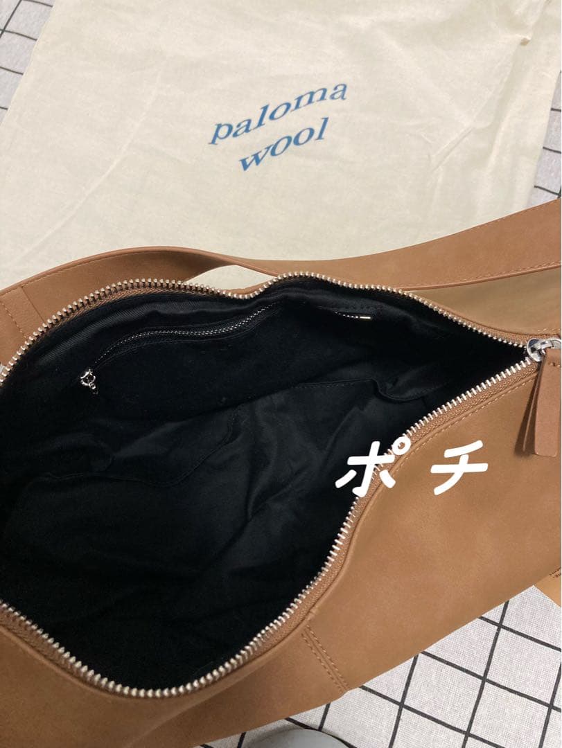 paloma wool ブラウンショルダーバッグ