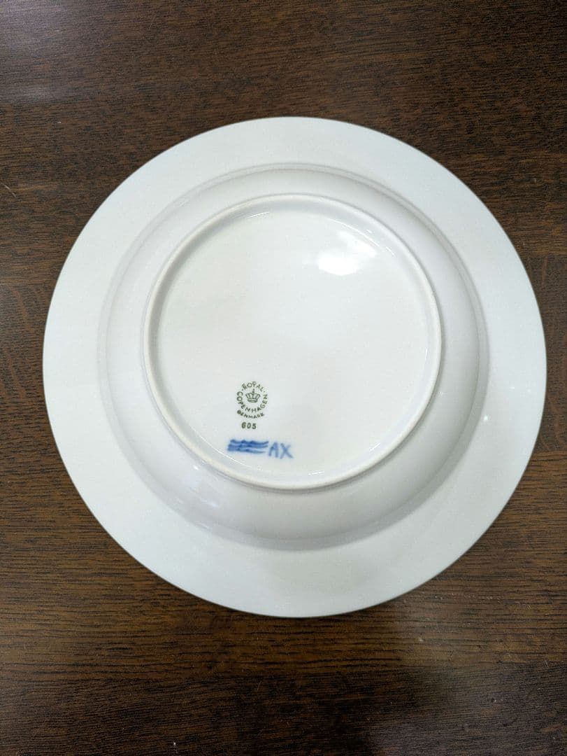 【未使用】ロイヤルコペンハーゲン　BIue Fluted Plain