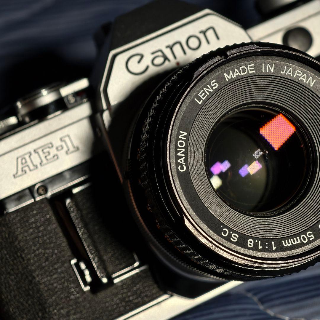 フィルムカメラ Canon AE-1 + FD 50mm f1.8