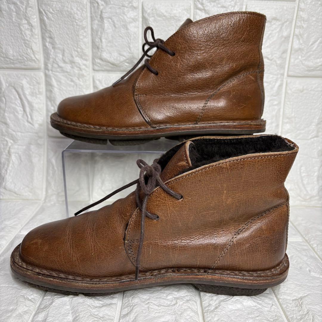 【希少モデル】 trippen BOX ブーツ レザー ボア 23.5cm