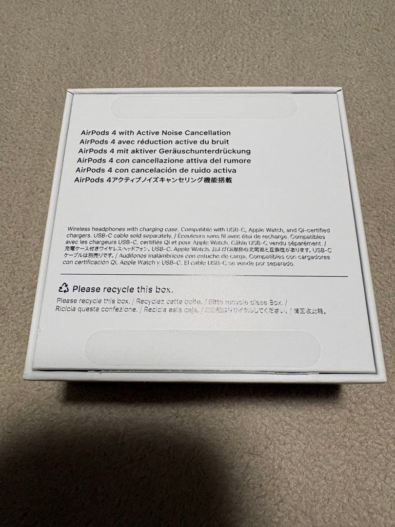 《年末セール31日まで》AirPods 4 アクティブノイズキャンセリング搭載