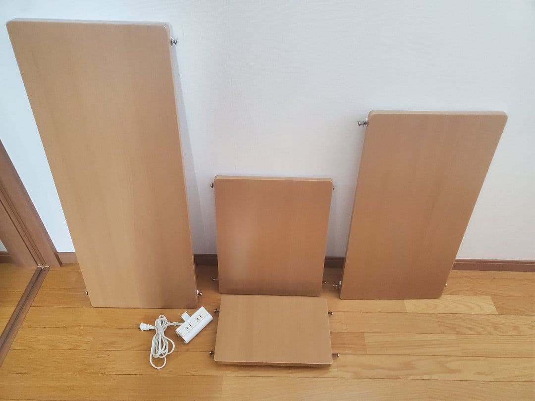 引き取り限定　ロフトベッド ホワイト 階段付き コンセント付き