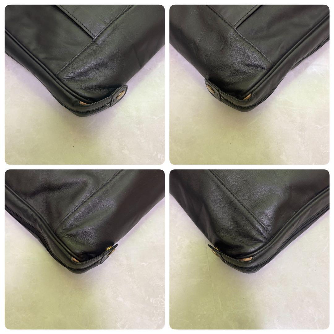 ポーター オールレザー ガーメントバッグ ビジネス 吉田カバン　ブラック