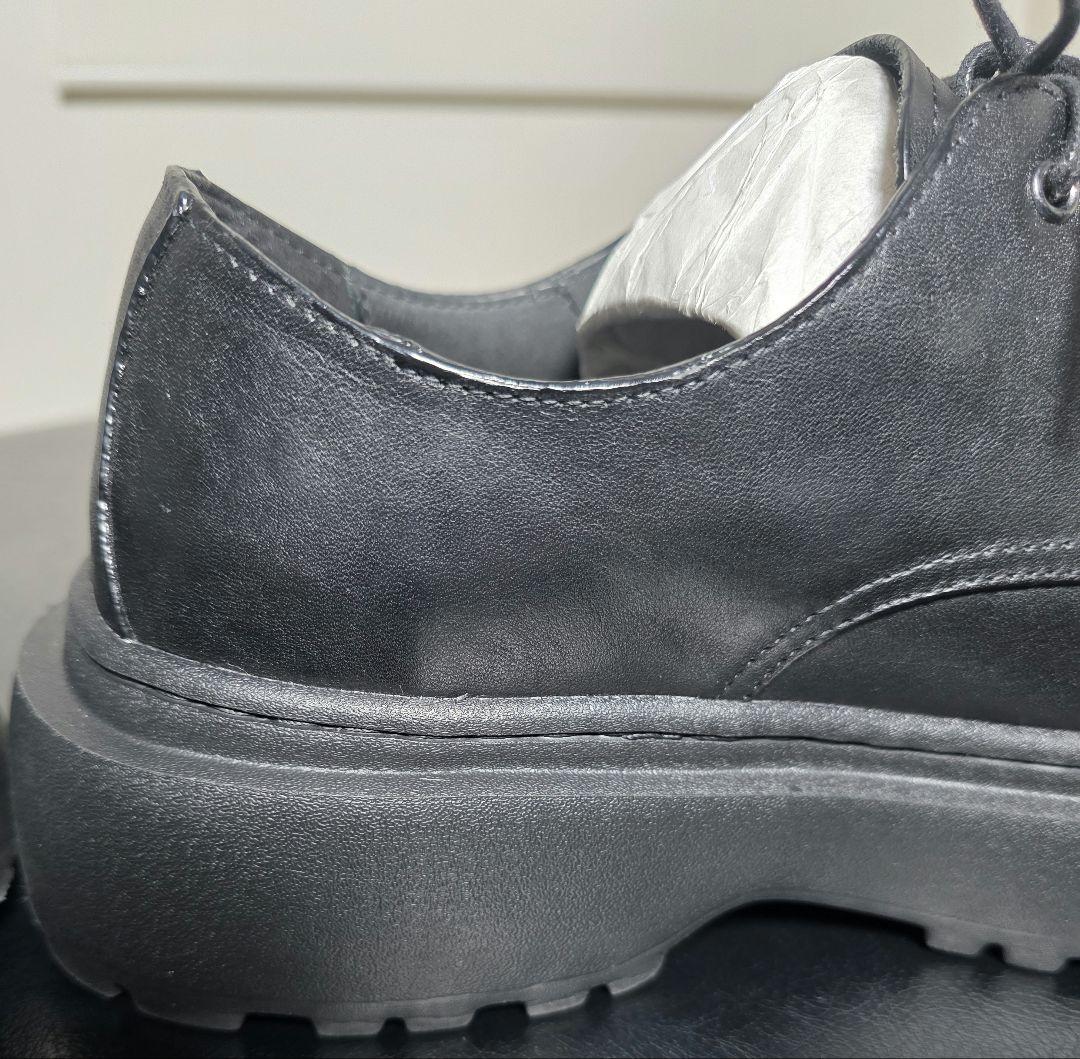 美品 FILLIN 7センチUP / UNOS ダービー シューズ 27 黒