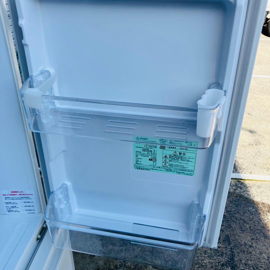 1h28.20年製 146L 三菱ノンフロン冷凍冷蔵庫 MR-P15EE-KW1