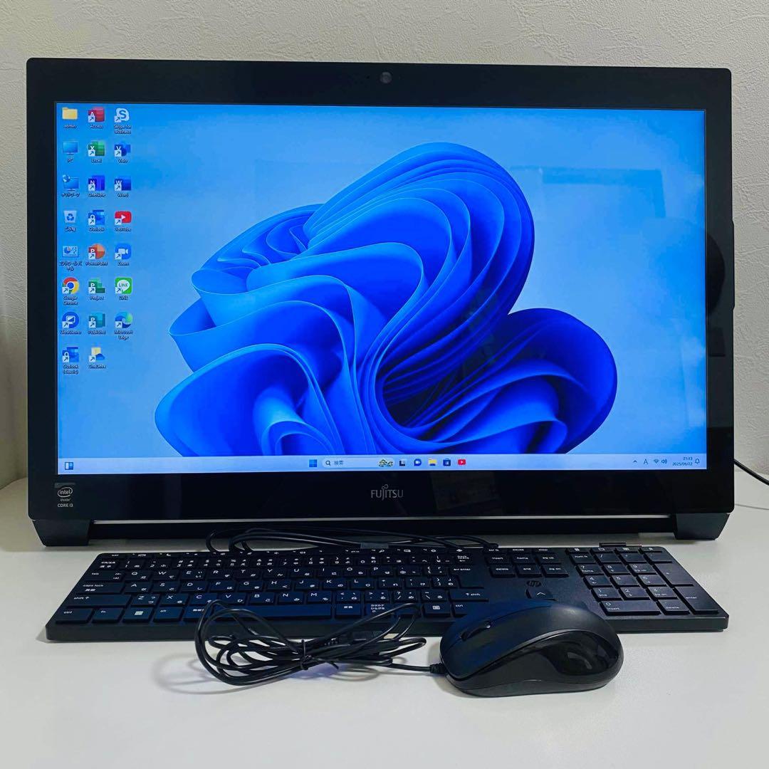 Y674 FujitsuデスクトップSSDサクサク動くWindows11オフィス