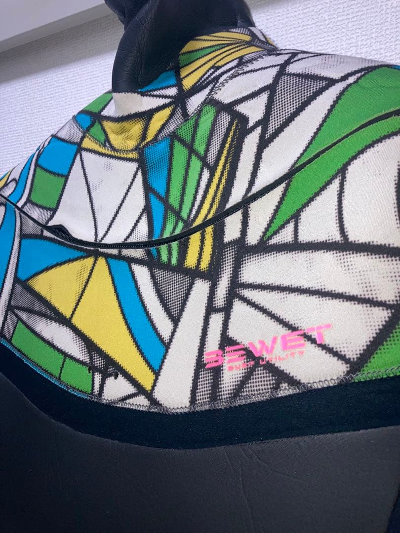 BEWET⭐️ロングチェストジップMLサイズ相当セミドライウェットスーツ5/3㎜