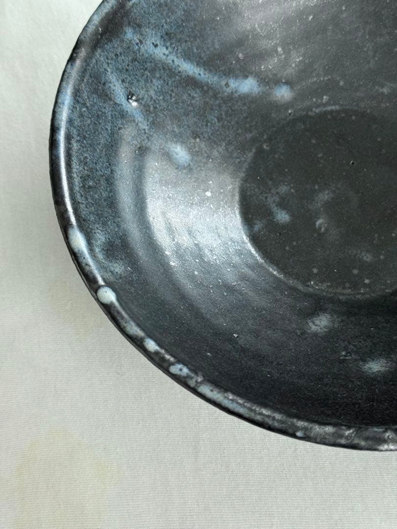 小野哲平 呉須 希少 七寸鉢 未使用品