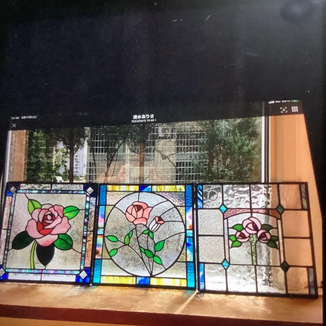 ステンドグラスパネルありさ