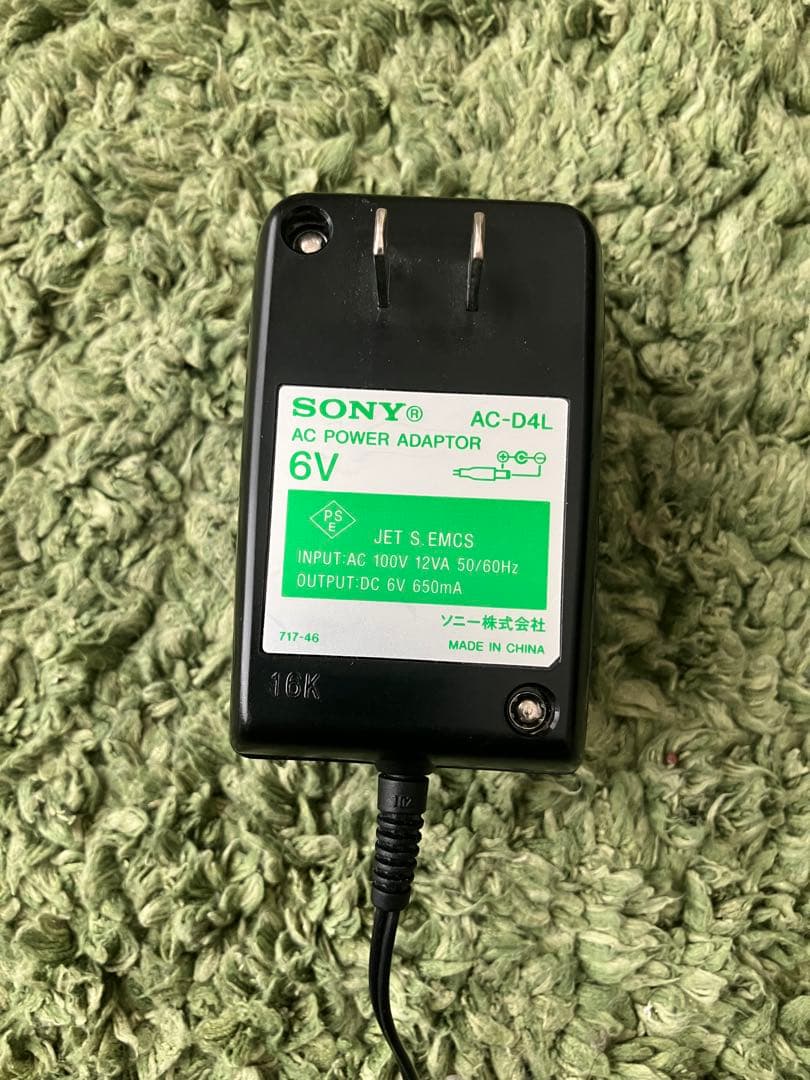 SONY ラジオ　ICF-EX5MK2 ACアダプター