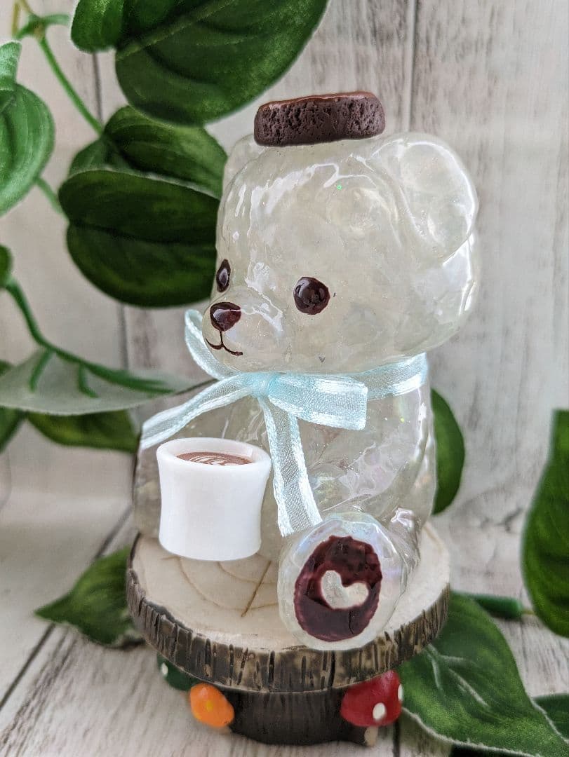 【今年も残り2ヶ月】❶白水晶の干支おうまちゃん形オルゴナイト☆他１点