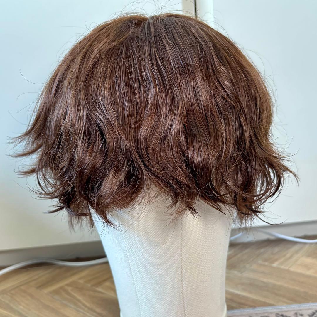 百合子ウィッグ 人工肌 ブラウン Mサイズ