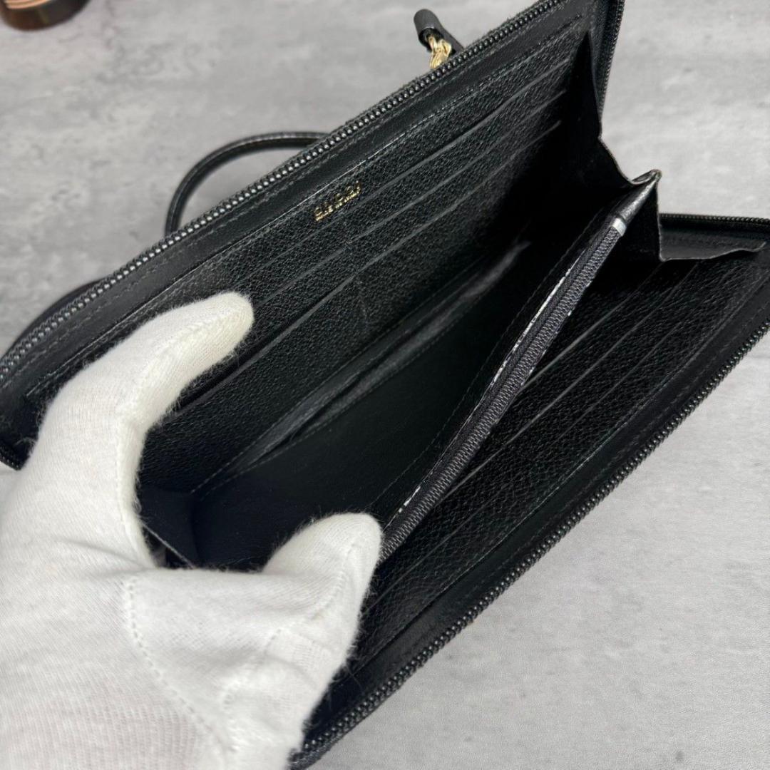 あ*ん様 ★激レア★GUCCI グッチバンブー ショルダーウォレット ハンドバッ