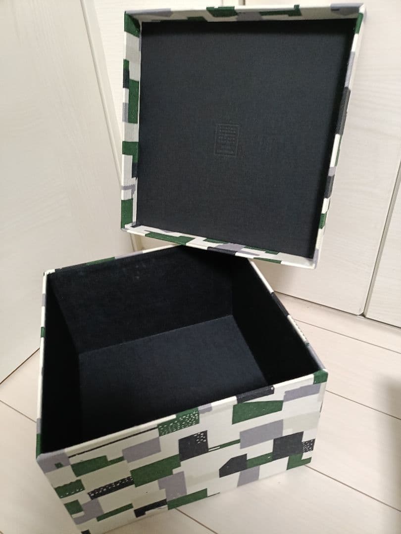 本日のみ10000円お値下げ ミナペルホネン　ファブリックボックス　大中小３個