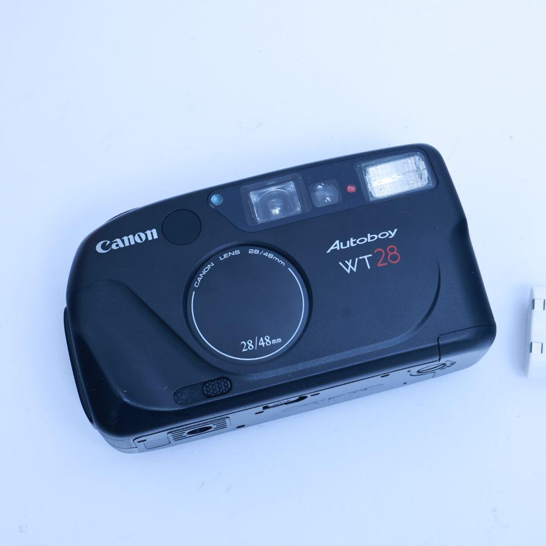 フィルムカメラ Canon Autoboy WT 電池付28mm単焦点