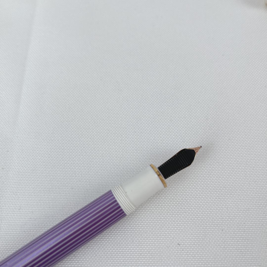 美品☘️ ペリカン スーベレーンM600バイオレット/ホワイト 万年筆