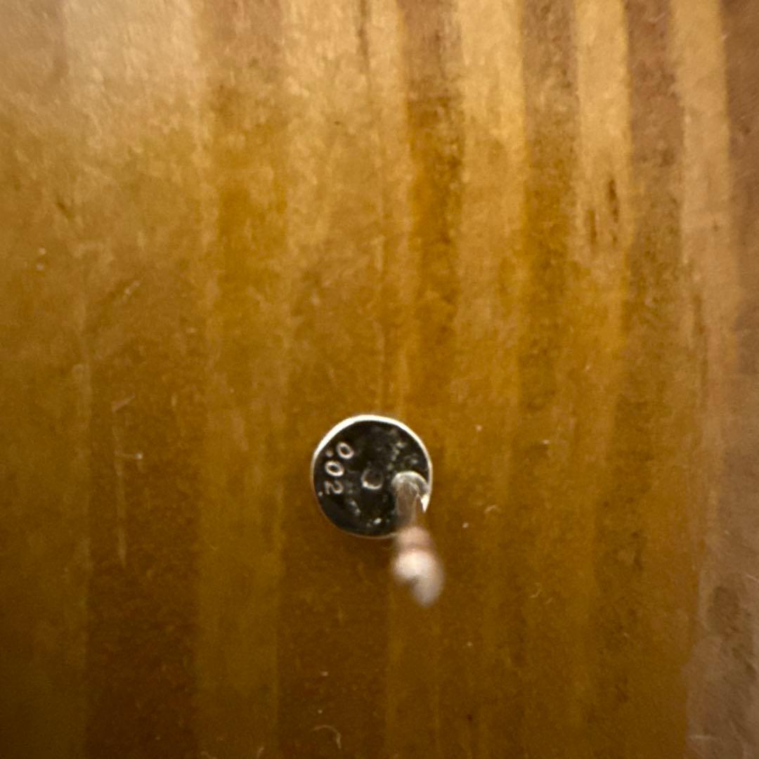 美品✨agete アガット K10ダイヤモンド ピアス キラキラ 片耳のみ