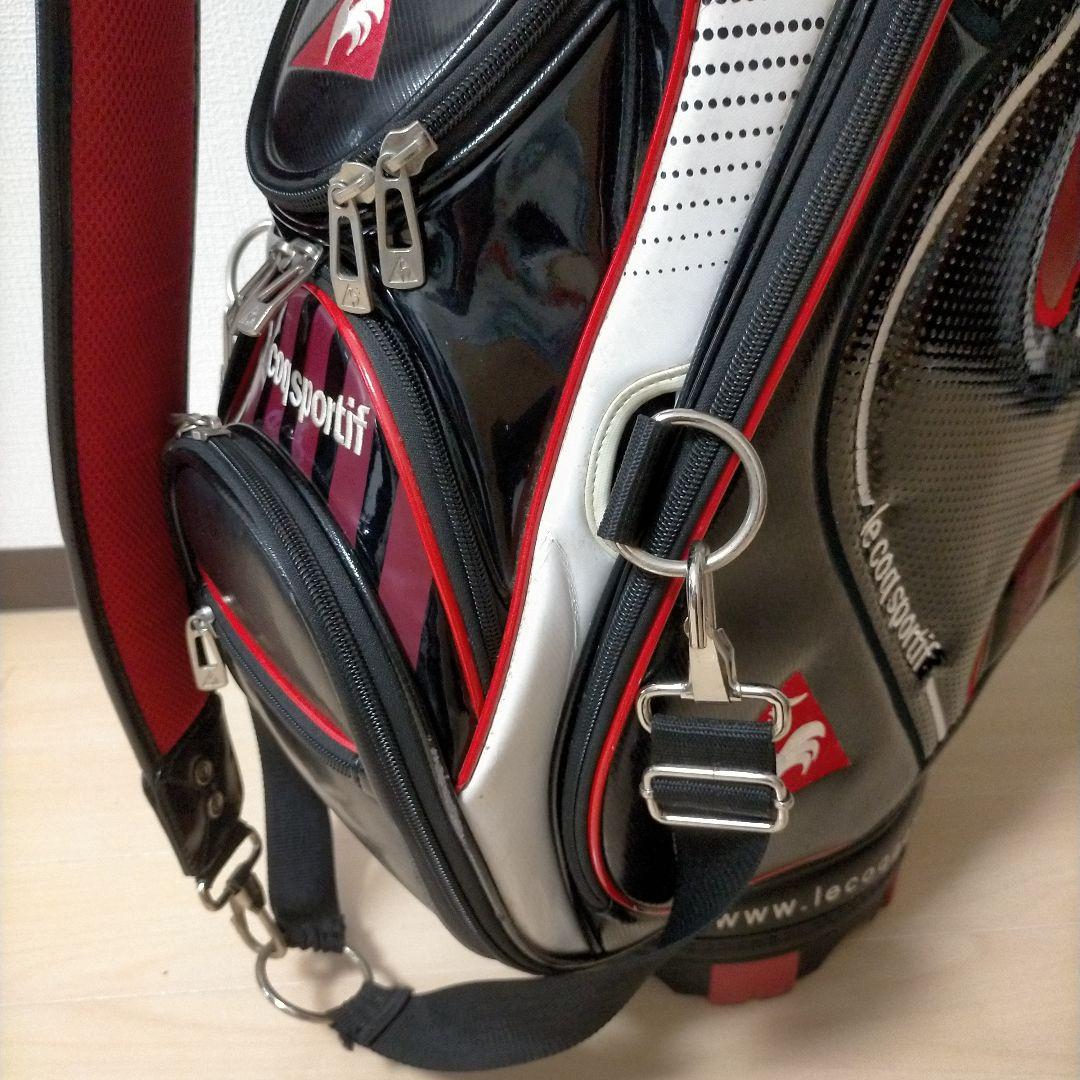 ルコック★le coq sportif★3点式ゴルフバック★黒★☆★