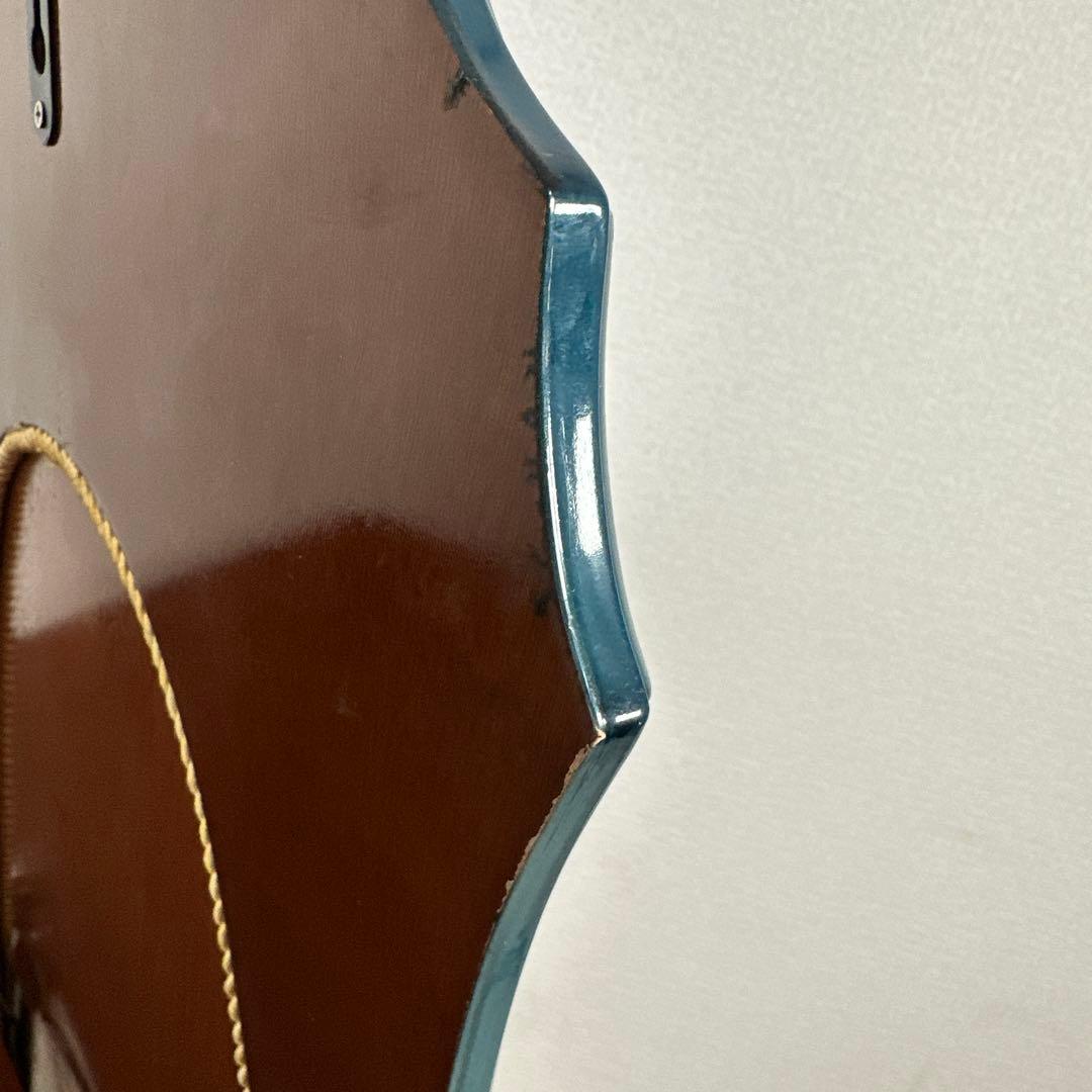 展示品 イタリア製 象嵌 ウォールミラー 壁掛け鏡 姿見 花柄 ※i1※