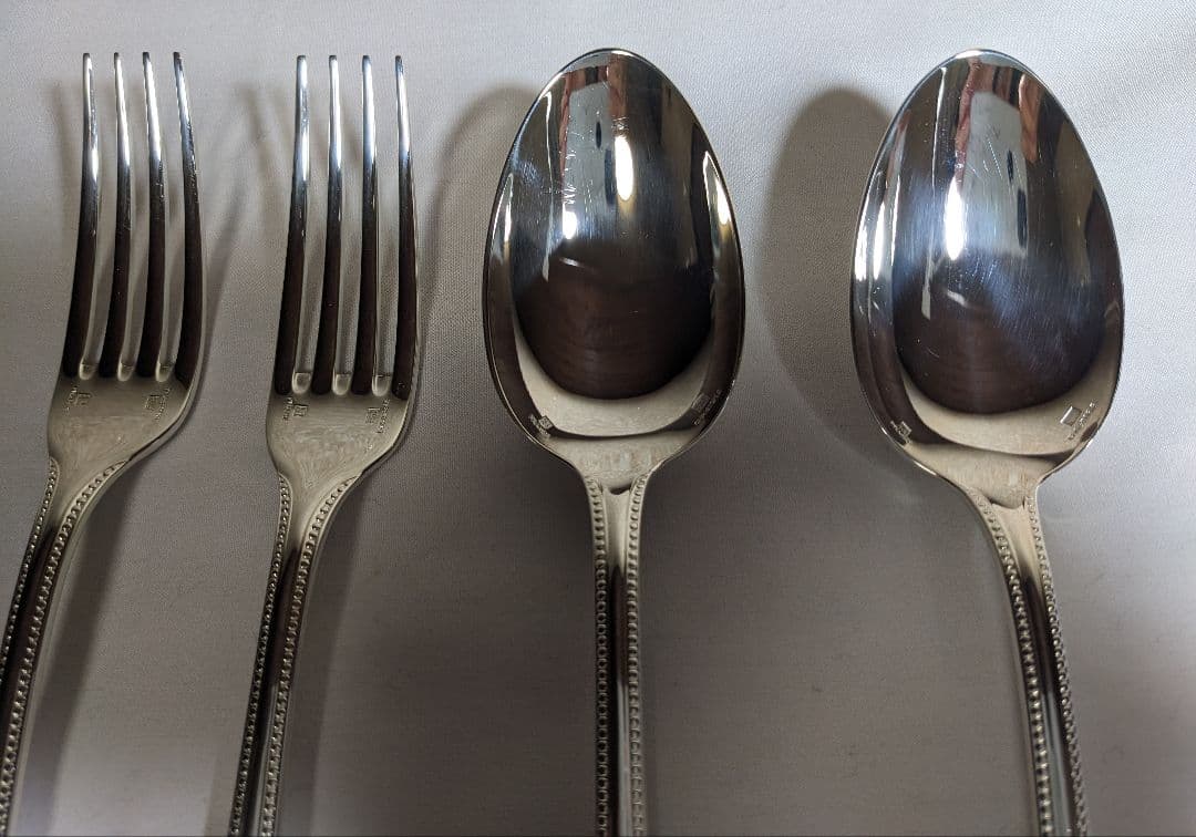 クリストフル　スプーン・フォーク・ナイフ6本セット