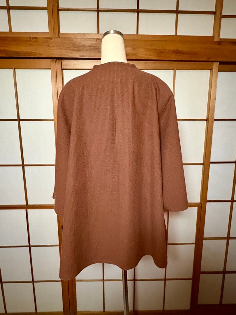 【美品】坂東京子 和柄 フリーサイズ ジャケット