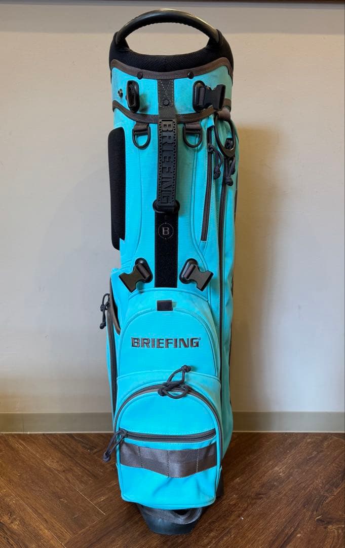 briefing キャディバッグ　アクア