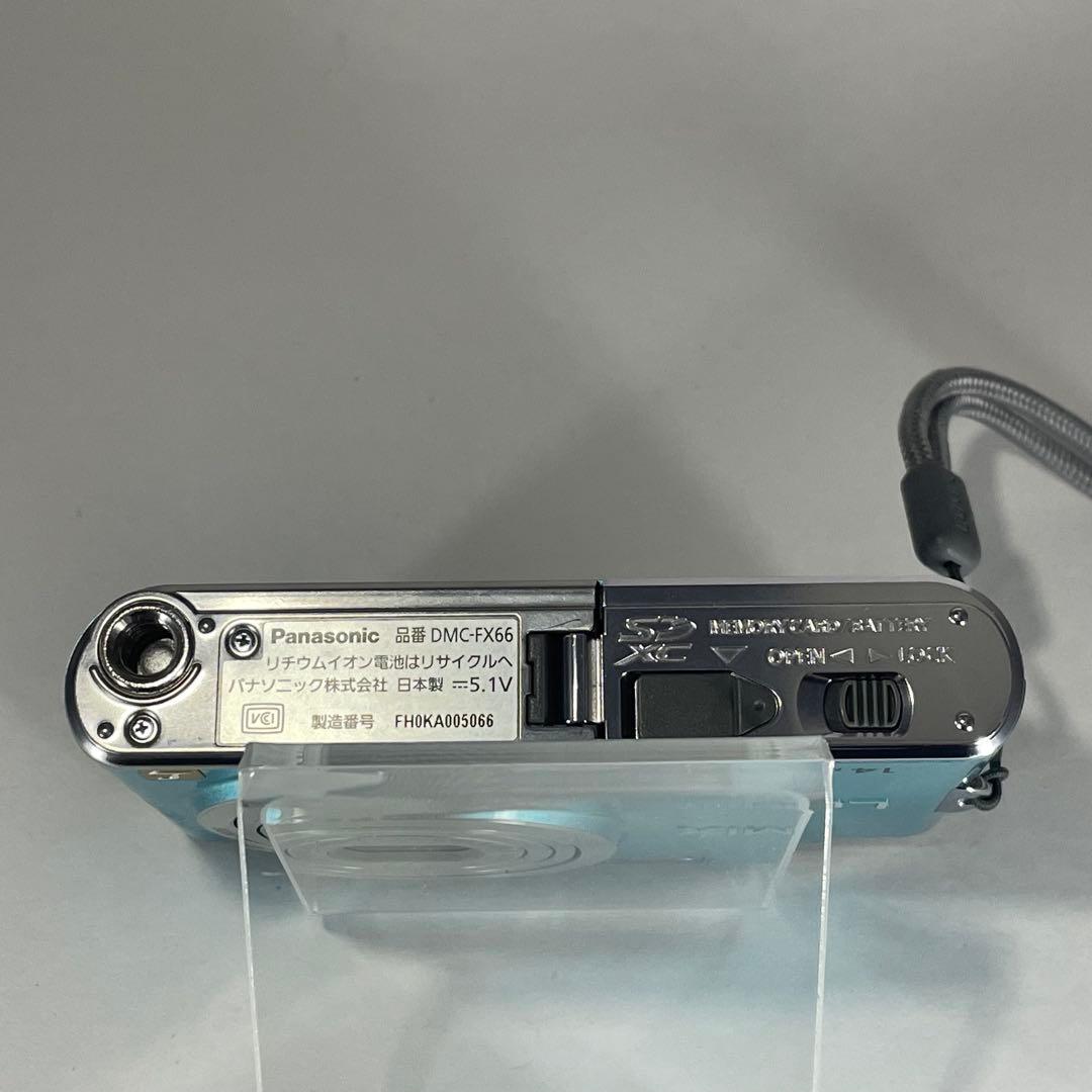 【動作良好】Panasonic LUMIX DMC-FX66 ブルー