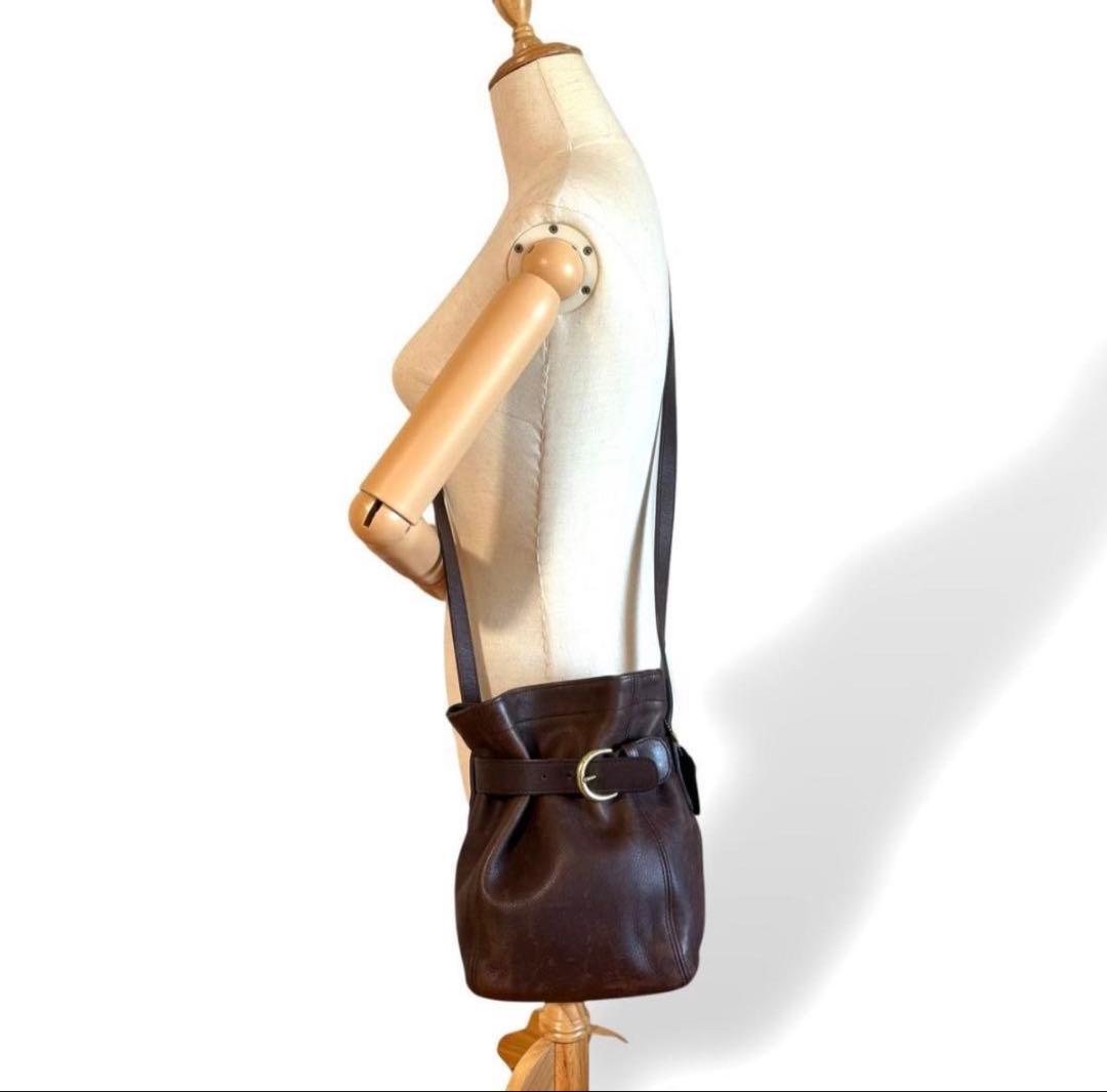 バッグ 00s old coach 4156 shoulderbag leather