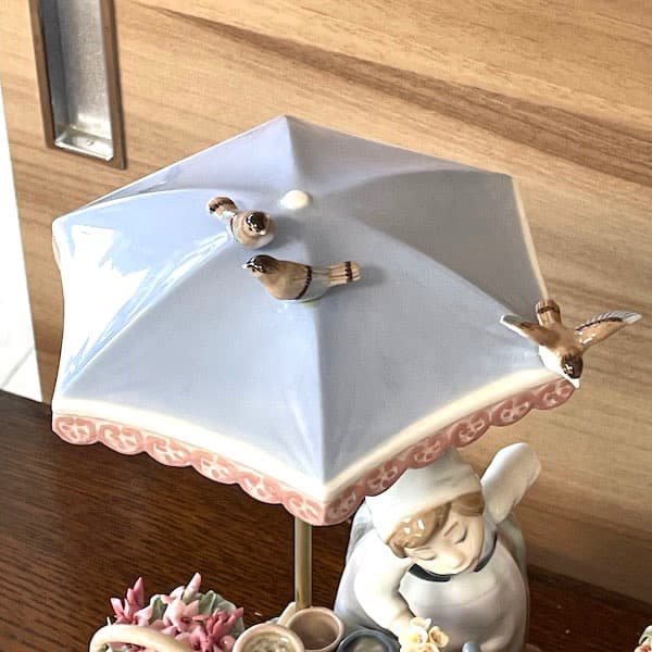 リヤドロ　公園通りの花屋さん　フィギュリン　LLADRO 人形　ポーセリン