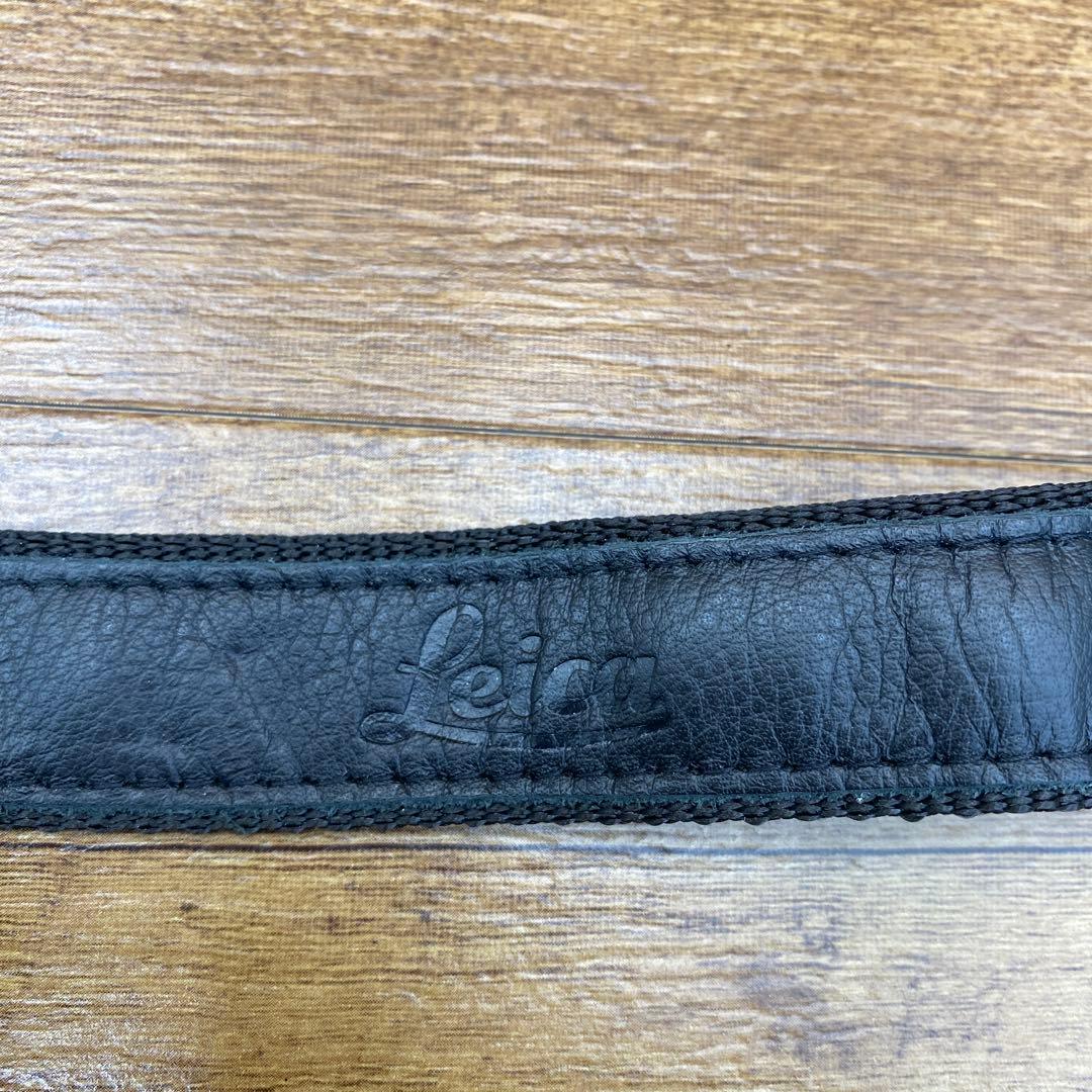 Leica ライカ ストラップ 革レザー 黒色 B-74
