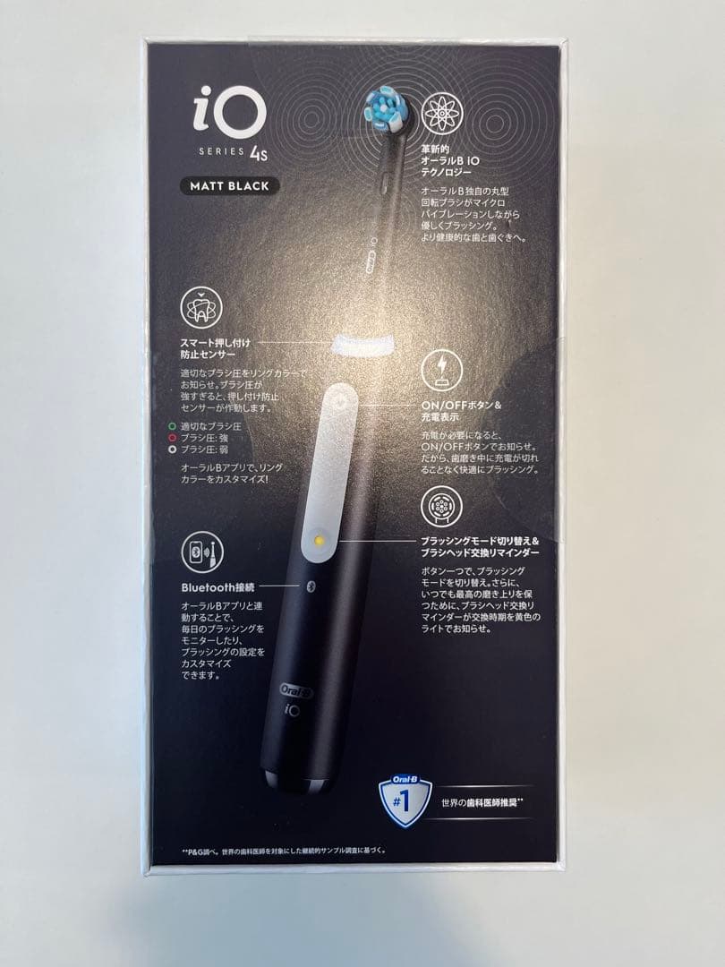 ブラウン 電動歯ブラシ オーラルB iO4S iOG41B60BKマットブラック