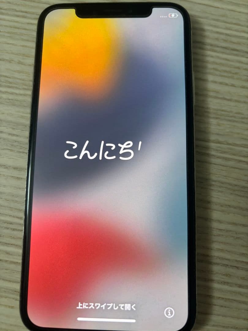 iPhone X 64GB シルバー 本体＋純正ケーブル SIMロックあり