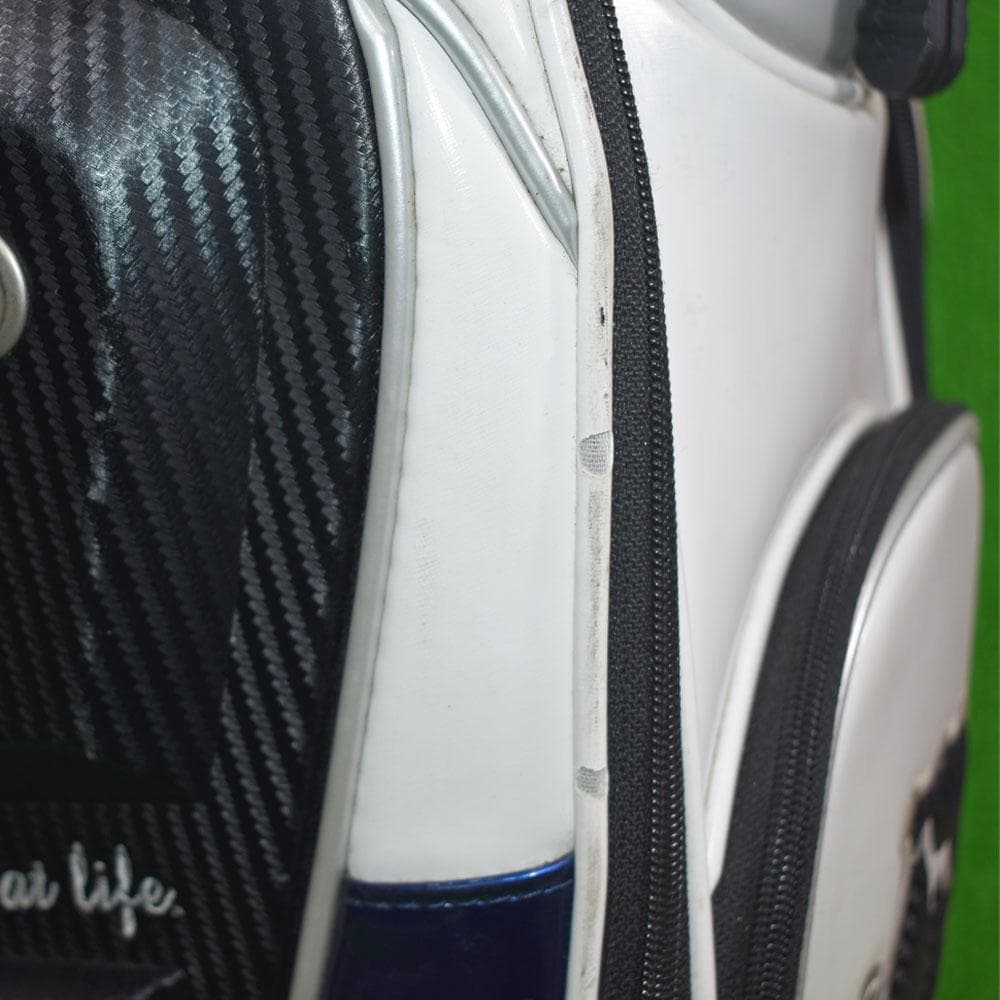 h*i様 adabad/アダバット ゴルフ キャディバッグ９型【ホワイト】中古！