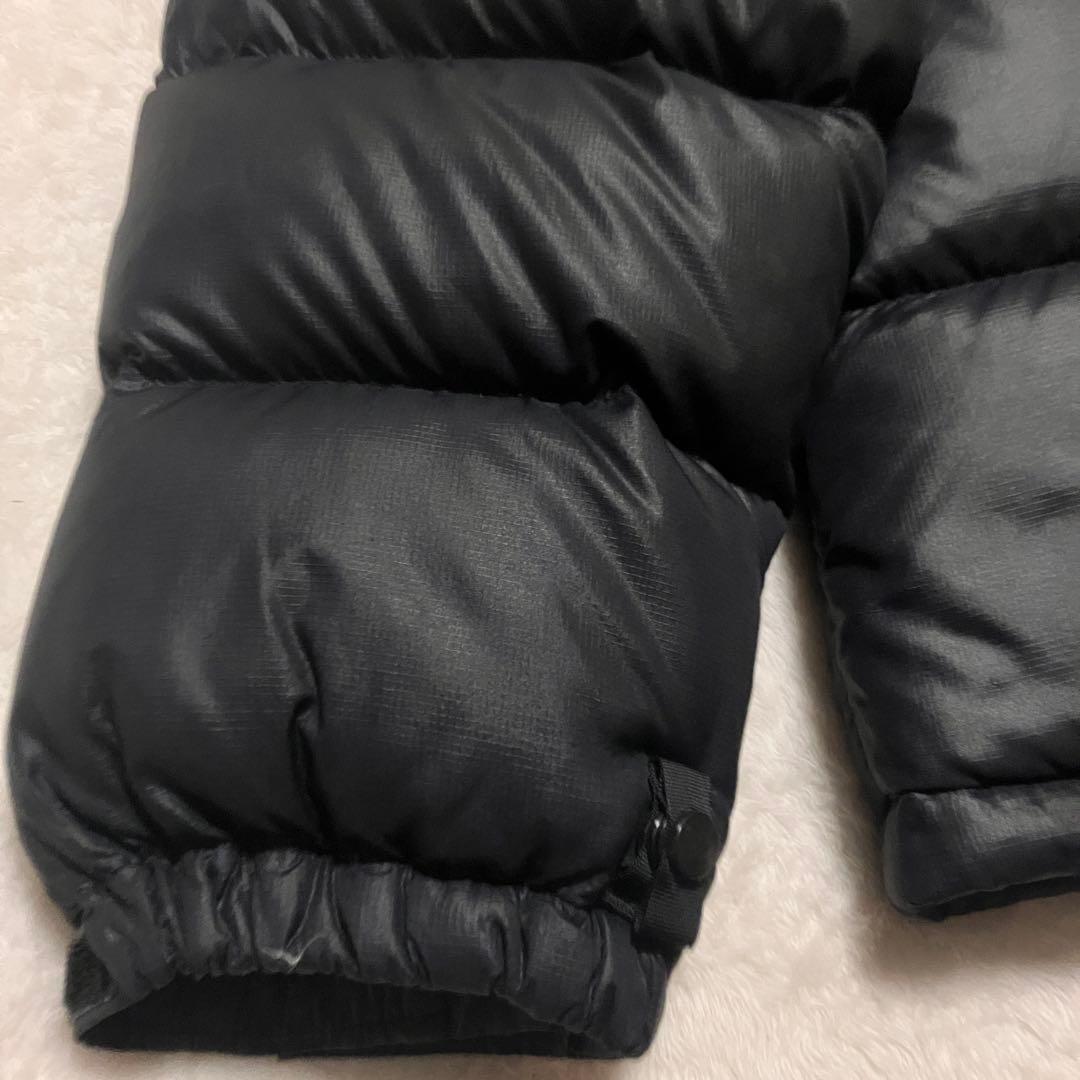 THE NORTH FACE ブラックダウンジャケット XS ヌプシ 厚手 軽量