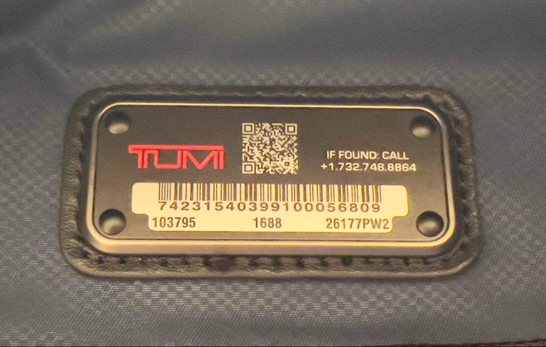 【美品】トゥミ Tumi ALPHA2 スリム ブリーフパック リュック グレー