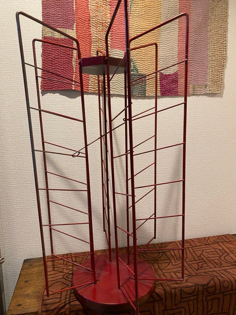什器　回転ラック1台 古道具