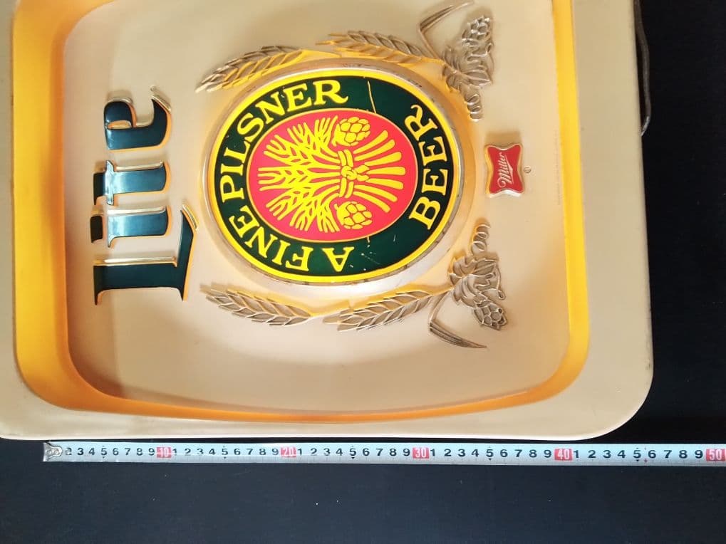 ミラービール　ミラーライト　電飾サイン