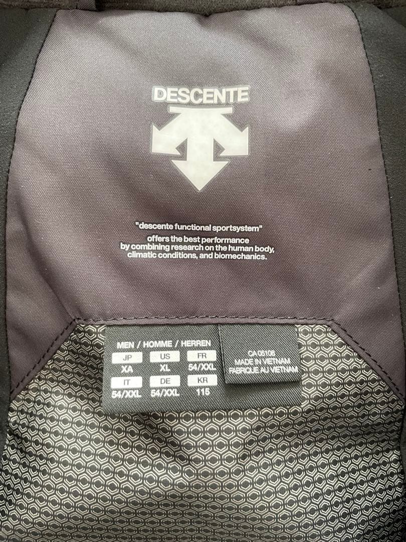 DESCENTE ROGUE スキーウェア XL ブラック