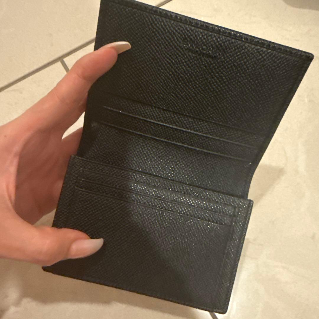 【未使用】ブルガリ カードケース ビーゼロワン グレインカーフレザー ブラック