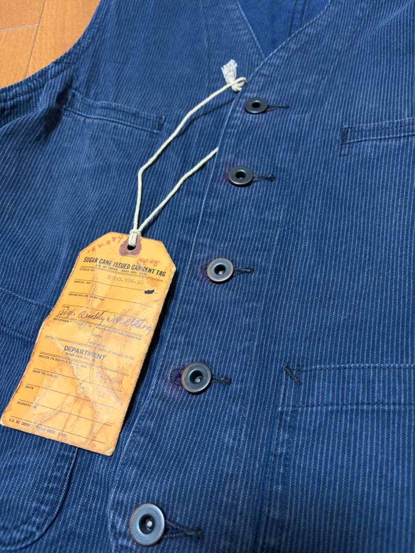 【さだはる 】MADE IN USA シュガーケーンベスト